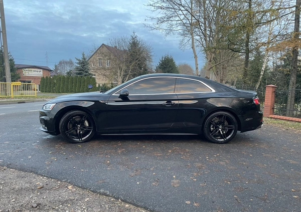 Audi A5 cena 108000 przebieg: 77000, rok produkcji 2018 z Złotów małe 529